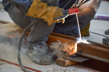 welder at work