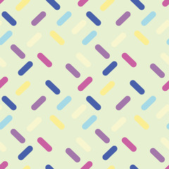 colorful donut glaze with sprinkles seamless pattern