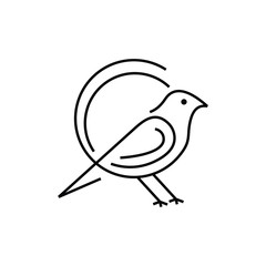 Abstract Bird Logo design vector template