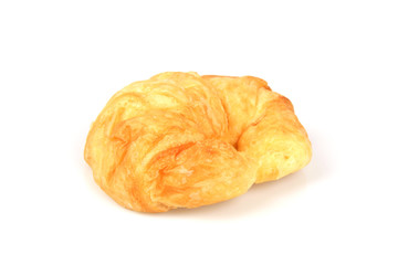 croissant on white background