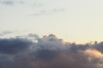 Cloudy sky pattern,photo