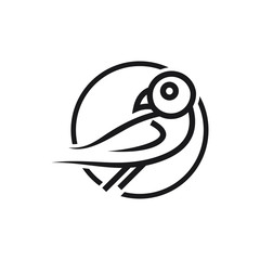 Abstract Bird Logo design vector template