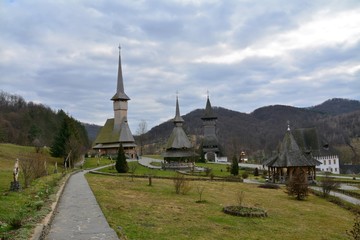 Fototapeta na wymiar the Barsana Monastery - Romania