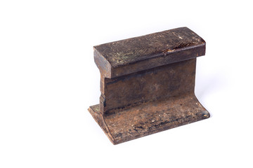 The anvil from an old rail