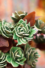 Handcrafted flower made from sponge paper