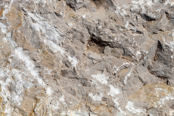 Close Up Weathered Grayish Natural Stone Texture