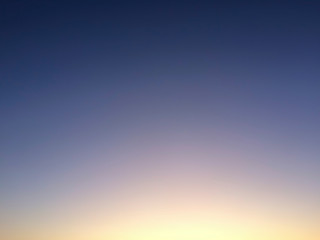 Clear summer sky after sunset as background