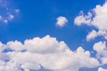 Blue sky and cloud background