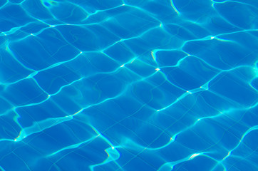 Obraz premium Ripple Water in swimming pool