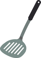 A kitchen spatula vector icon. Cartoon illustration for design