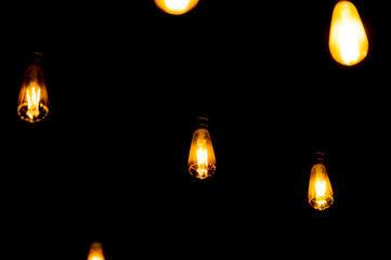 retro edison light blub decor