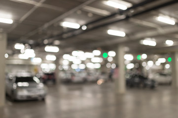 abstract blur car parking background