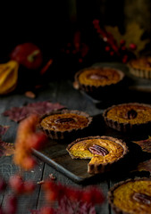 Gluten and sugar free pumpkin tartlets