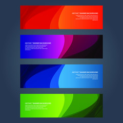 Vector Abstract design banner web template