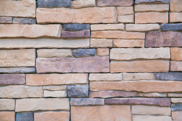 Sand stone wall pattern and background