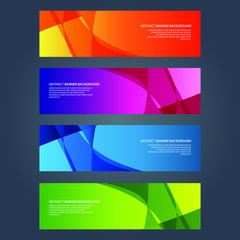 Fototapeta premium Vector Abstract design banner web template