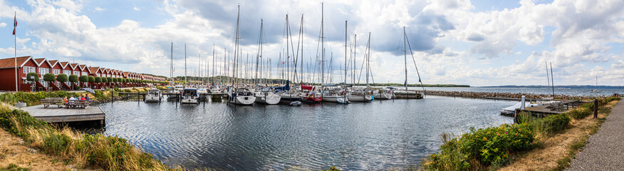 Ebeltoft Yachthafen Panorama