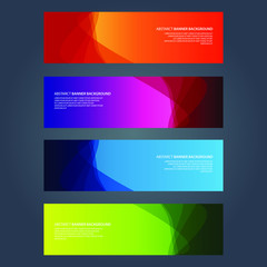 Fototapeta premium Vector Abstract design banner web template