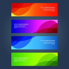 Vector Abstract design banner web template