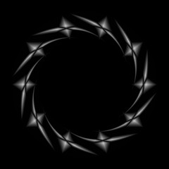 Digital art, abstract 3D objects, Germany