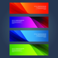 Vector Abstract design banner web template