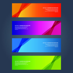 Vector Abstract design banner web template