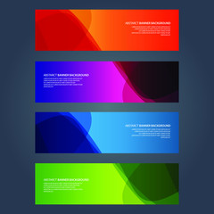 Vector Abstract design banner web template