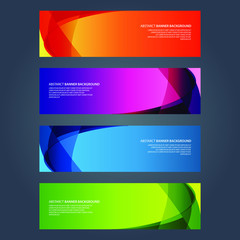 Vector Abstract design banner web template