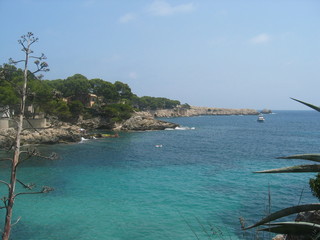 Ausblick auf eine Bucht in der Nähe von Cala Ratjada