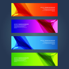 Vector Abstract design banner web template