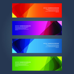 Fototapeta premium Vector Abstract design banner web template