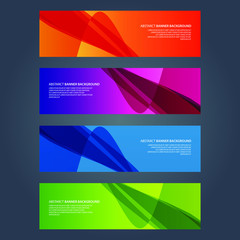 Fototapeta premium Vector Abstract design banner web template