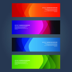 Fototapeta premium Vector Abstract design banner web template