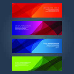 Fototapeta premium Vector Abstract design banner web template