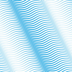 blue color abstract waves background