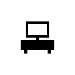 Tv household equipment icon for web and mobile