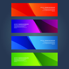 Vector Abstract design banner web template