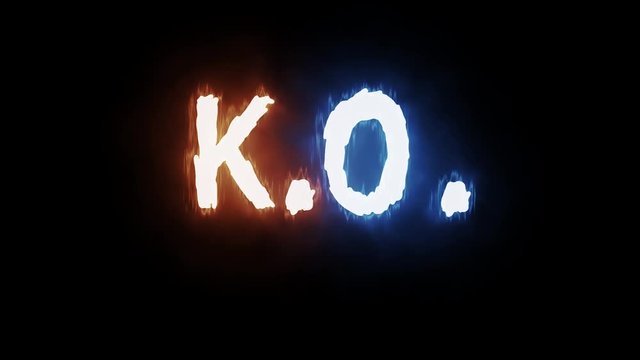 Video animation of a television screen with noise and the message game over. Generated with glitch effect. Abstract background.