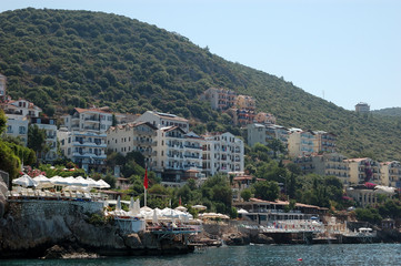 The lovely town of Kaş, Turkey
