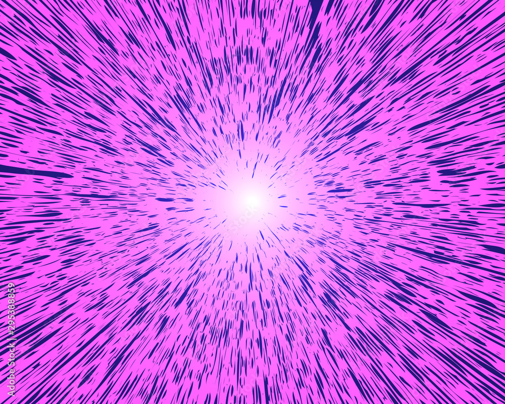 Poster radiation starburst design. abstract lines background