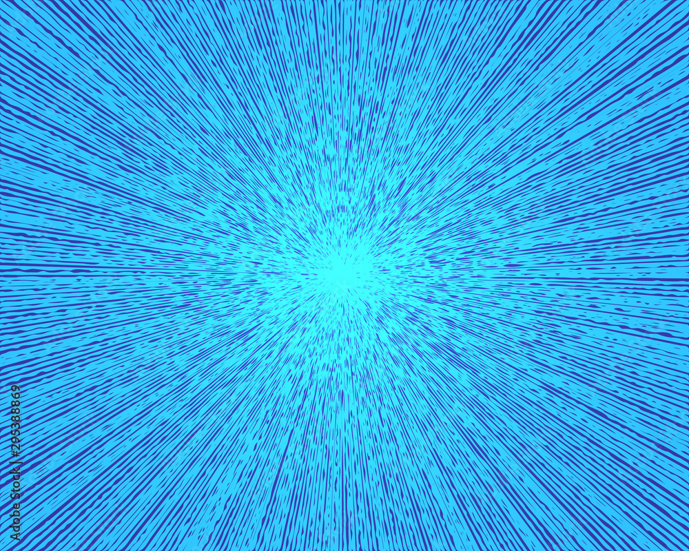 Poster radiation starburst design. abstract lines background