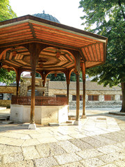 Naklejka premium Gazi Husrev-beg Mosque. Sarajevo, Bosnia and Herzegovina