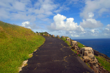 Ascending Makapuu Lighthouse Trail