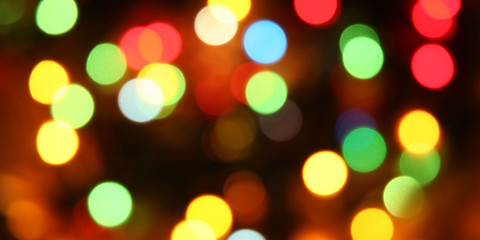 Abstract holiday lights