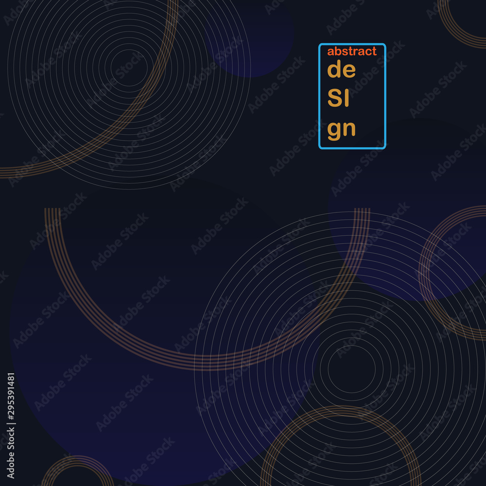 Poster abstract geometric background with lines. minimal design