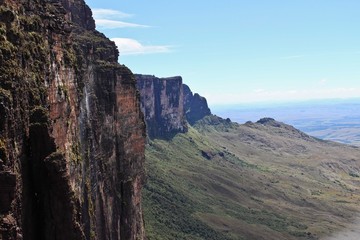 View on the Gran Sabana and Mount Roraima. Venezuela