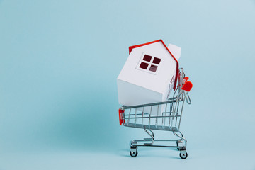 Mortgage concept. Shopping for a home