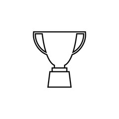 Race cup icon for web and mobile