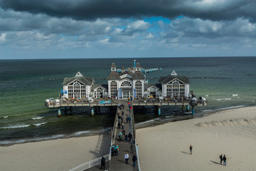 Sellin - a city, resort and port on the Baltic Sea on the island of Rügen