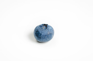 Blueberry isolated. Blueberry on white background. Bilberry. Clipping path.